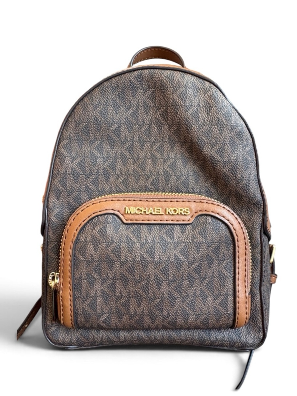 Michael Kors Jaycee Extra-Small Signature Logo Backpack Brown/Tan